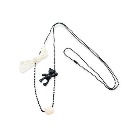 NECKLACE BLACK  LITTLEBEAR2